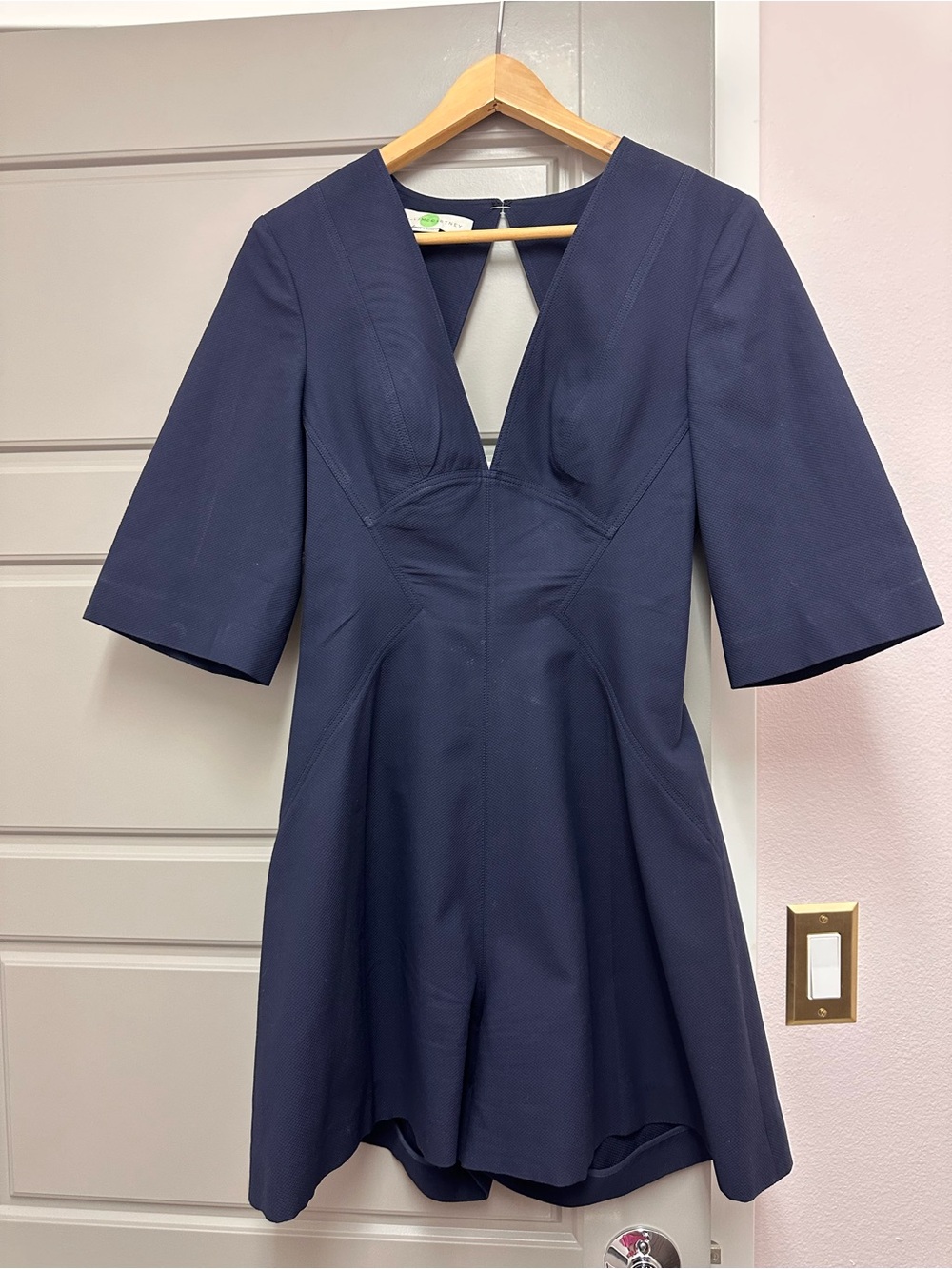 Stella McCartney Mini Shorts Romper in Blue Size 42 Like New